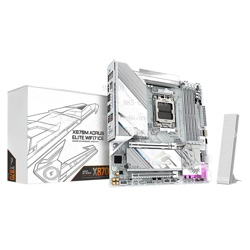 White ATX X870M mainboard, WIF - огляд і ціна X870E Atx Motherboard