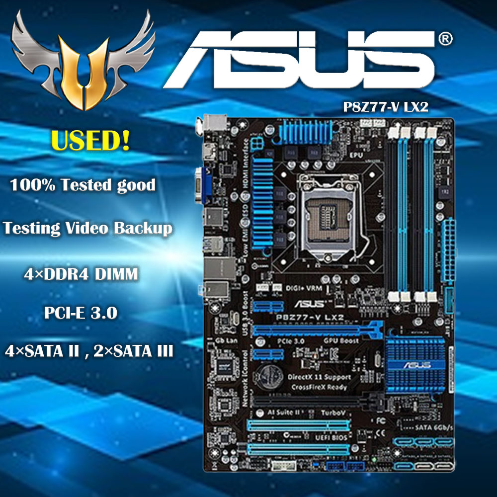 Asus P8Z77-V LX2 P8Z77V LX Ran - огляд і ціна X870E Atx Motherboard