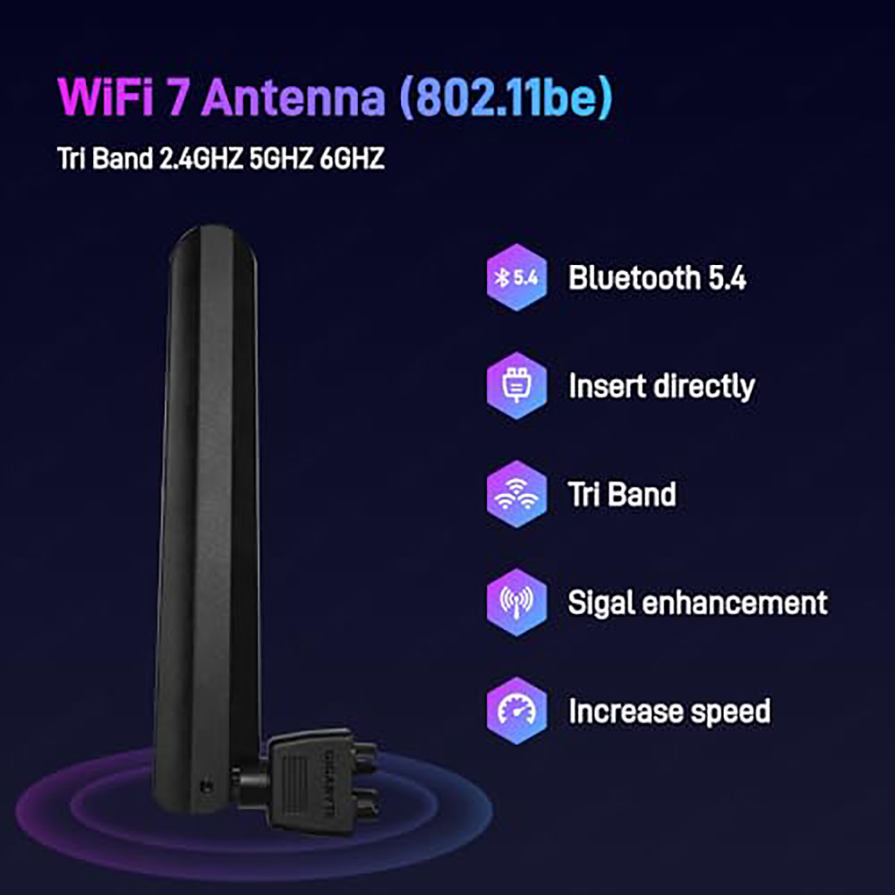 EZ-Plug WIFI 7 Antenna For GIG - огляд і ціна Z890 Wi-Fi 7 Motherboard