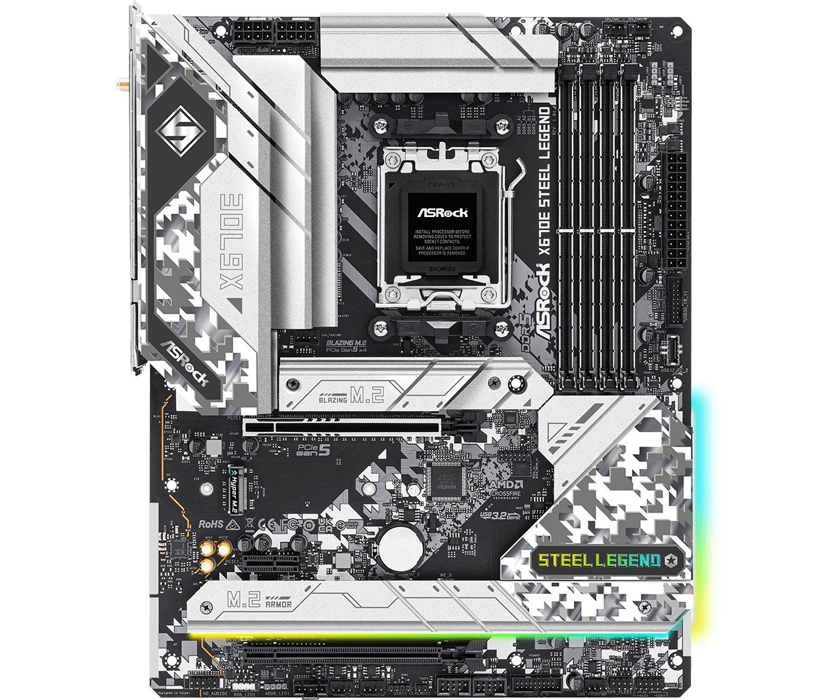 ASROCK X670E STEEL LEGEND X670 - огляд і ціна X870E Atx Motherboard
