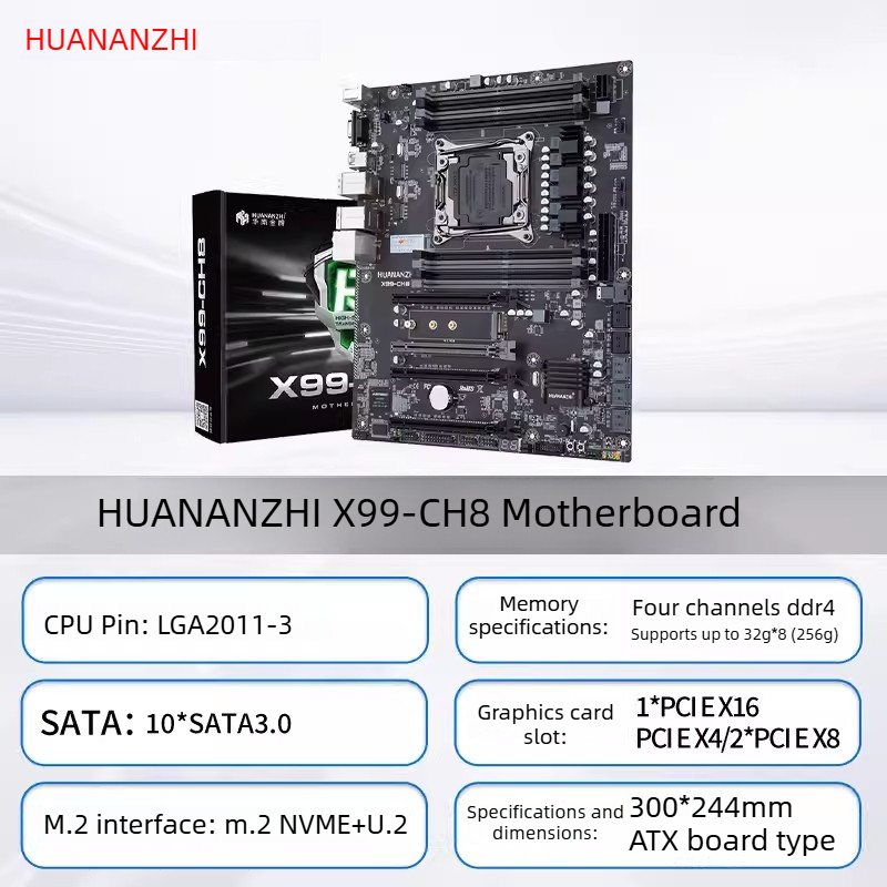 HUANANZHI LGA2011-3 X99 Mother - огляд і ціна Dual Lga2011-3 Server Motherboard Combo